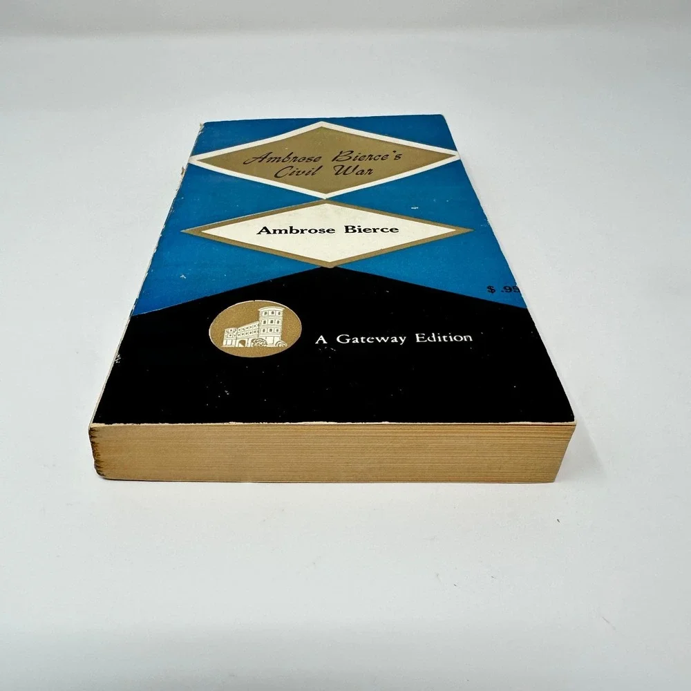 Vintage 1960s Ambrose Bierce Civil War Gateway Edition Paperback Classic Book